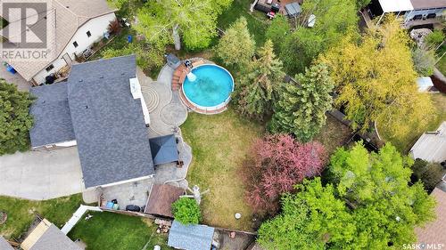 2731 Livingstone Bay E, Regina, SK - Outdoor With Above Ground Pool With View