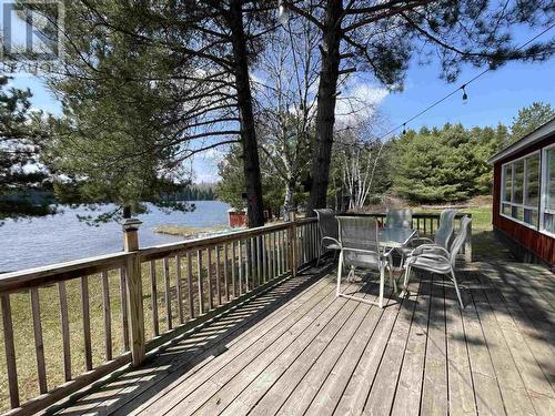 0 Top Lake, Island Lake, ON - Outdoor With Deck Patio Veranda