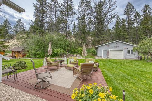 4935 Wills Road, Fairmont Hot Springs, BC - Outdoor With Deck Patio Veranda With Backyard