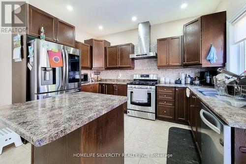 189 Palacebeach Trail, Hamilton, ON - Indoor Photo Showing Kitchen With Double Sink