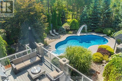 4 Stonehart Street, Caledon, ON - Outdoor With In Ground Pool