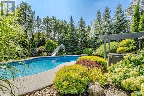 4 Stonehart Street, Caledon, ON - Outdoor With In Ground Pool With Backyard