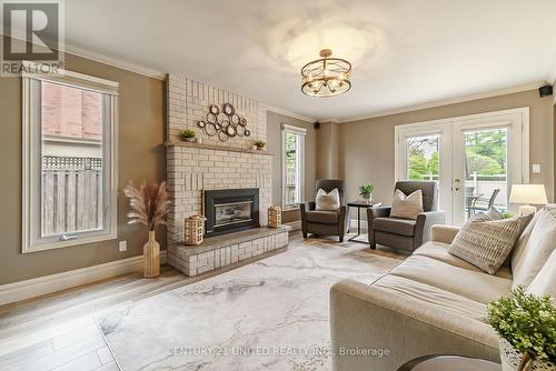 1328 Sandalwood Drive, Peterborough, ON - Indoor Photo Showing Living Room With Fireplace