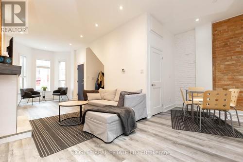 108 Seaton Street, Toronto, ON - Indoor Photo Showing Living Room With Fireplace