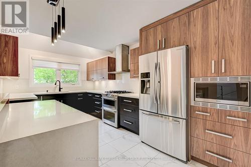 54 Allangrove Crescent, Toronto, ON - Indoor Photo Showing Kitchen With Stainless Steel Kitchen With Upgraded Kitchen
