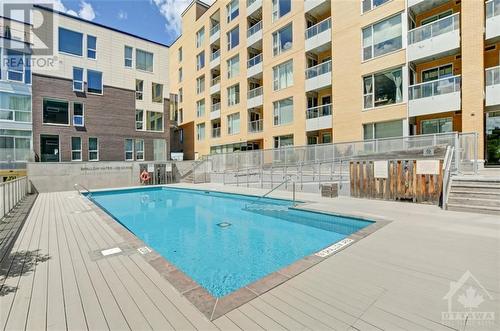 300A Lett Street Unit#610, Ottawa, ON - Outdoor With In Ground Pool With Balcony