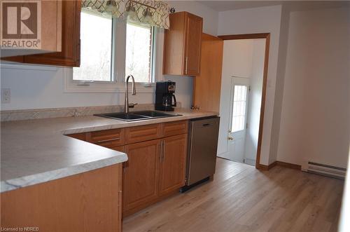 492 Mccarthy Street, Trout Creek, ON - Indoor Photo Showing Kitchen With Double Sink