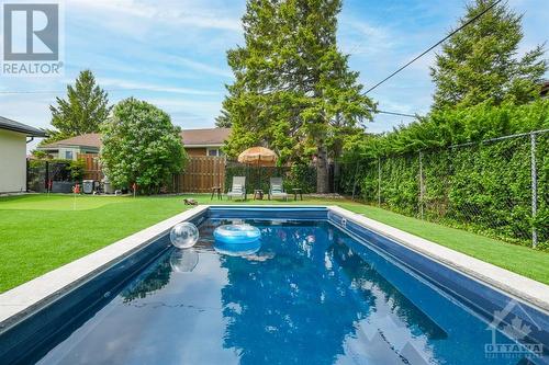 3 Newark Avenue, Ottawa, ON - Outdoor With In Ground Pool With Backyard