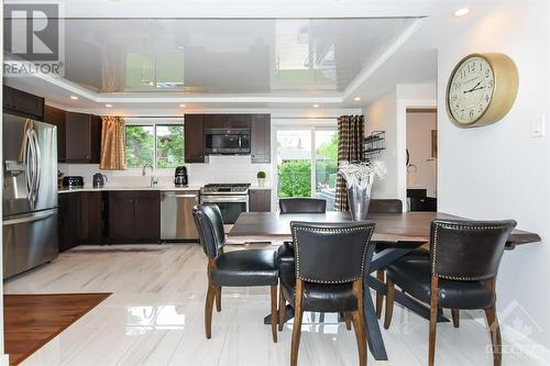 Unit 1 - Dining and kitchen - 3 Newark Avenue, Ottawa, ON - Indoor Photo Showing Dining Room