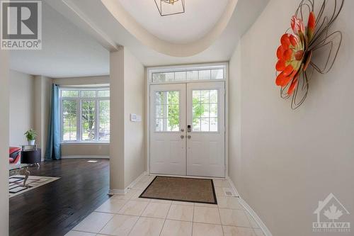 Foyer with detailed ceiling design - 570 Pinawa Circle, Ottawa, ON - Indoor Photo Showing Other Room