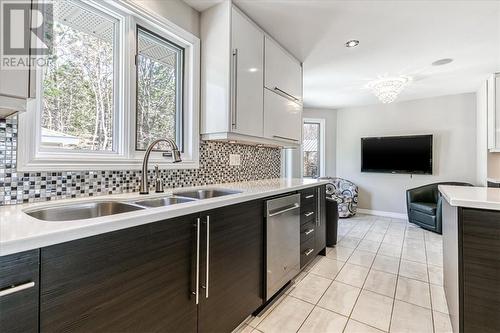 580 Brenda Drive, Sudbury, ON - Indoor Photo Showing Kitchen With Double Sink