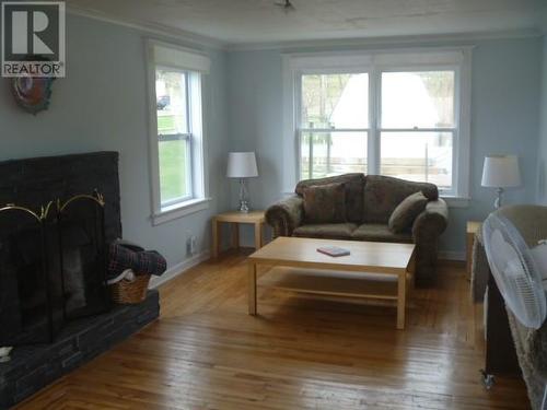 68 Southside Lower Road, Carbonear, NL - Indoor Photo Showing Living Room With Fireplace