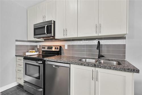 350 Concession Street|Unit #101, Hamilton, ON - Indoor Photo Showing Kitchen With Double Sink With Upgraded Kitchen