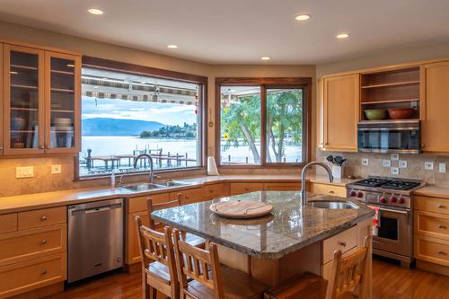 17019 Lakeshore Drive, Summerland, BC - Indoor Photo Showing Kitchen With Double Sink