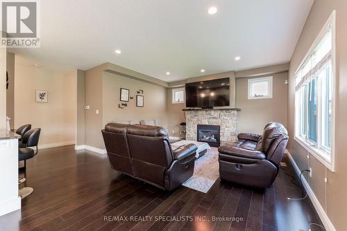 1762 Waterwheel Lane, London, ON - Indoor Photo Showing Living Room With Fireplace