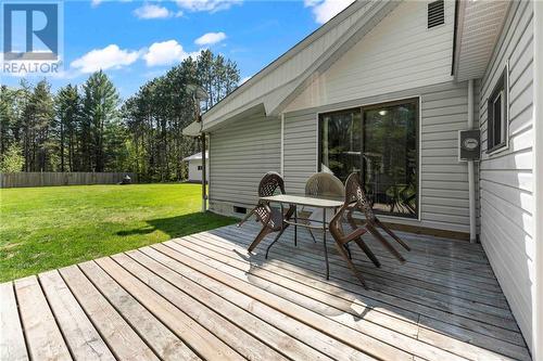 11864 Round Lake Road, Pembroke, ON - Outdoor With Deck Patio Veranda With Exterior
