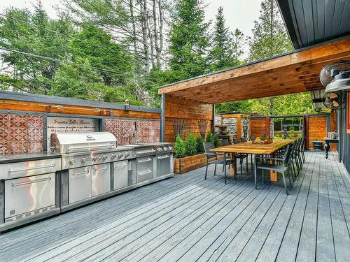 Terrasse - 55 Ch. De La Colline, Saint-Sauveur, QC - Outdoor With Deck Patio Veranda With Exterior