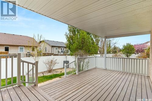 3827 Cumberland Road E, Regina, SK - Outdoor With Deck Patio Veranda With Exterior