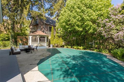2411 Lakeshore Road, Burlington, ON - Outdoor With In Ground Pool With Backyard