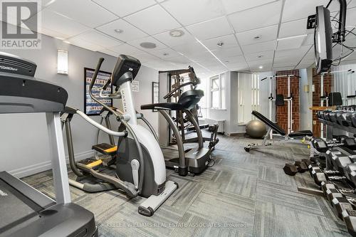 211 - 25 Fairview Road W, Mississauga, ON - Indoor Photo Showing Gym Room