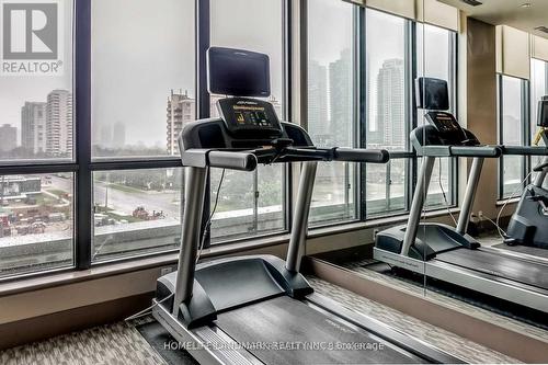 4703 - 3975 Grand Park Drive, Mississauga, ON - Indoor Photo Showing Gym Room