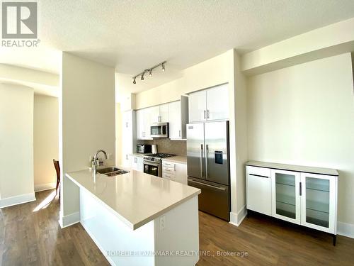4703 - 3975 Grand Park Drive, Mississauga, ON - Indoor Photo Showing Kitchen With Double Sink