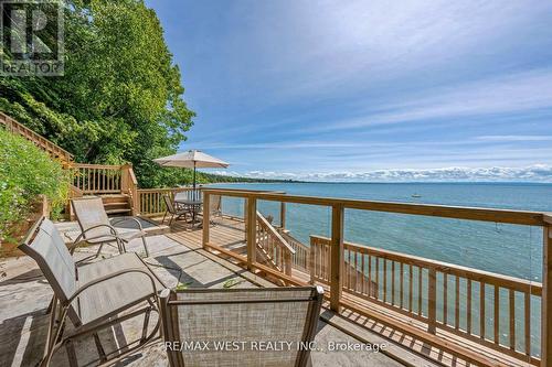 38 Willow Drive, Tiny, ON - Outdoor With Body Of Water With Deck Patio Veranda With View