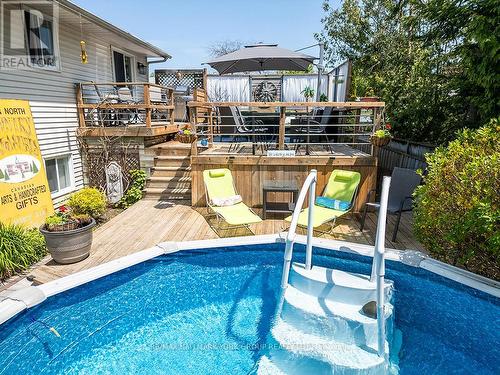 90 Manning Avenue, Collingwood, ON - Outdoor With In Ground Pool With Deck Patio Veranda