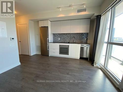 509 - 2 Sonic Way, Toronto, ON - Indoor Photo Showing Kitchen With Stainless Steel Kitchen