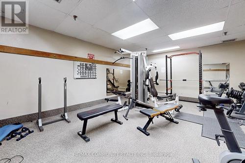 712 - 301 Prudential Drive, Toronto (Dorset Park), ON - Indoor Photo Showing Gym Room