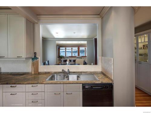 2106 Marne St, Oak Bay, BC - Indoor Photo Showing Kitchen With Double Sink
