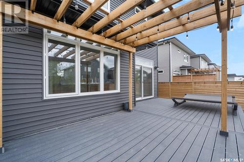 206 Germain Court, Saskatoon, SK - Outdoor With Deck Patio Veranda With Exterior