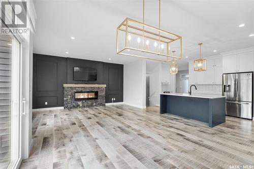 206 Germain Court, Saskatoon, SK - Indoor Photo Showing Kitchen With Upgraded Kitchen