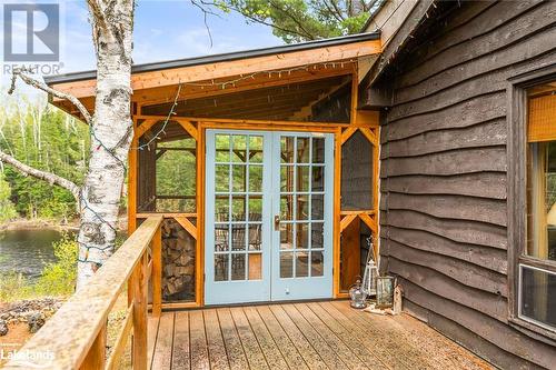 2460 Fred Jones Road, Haliburton, ON - Outdoor With Deck Patio Veranda With Exterior