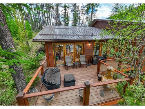 3023 Westside Road, Moyie, BC - Outdoor With Deck Patio Veranda With Exterior