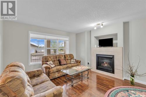5317 Aerodrome Road, Regina, SK - Indoor Photo Showing Living Room With Fireplace