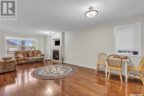 5317 Aerodrome Road, Regina, SK - Indoor Photo Showing Living Room With Fireplace