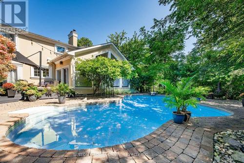 22 Arkendo Drive, Oakville, ON - Outdoor With In Ground Pool With Backyard