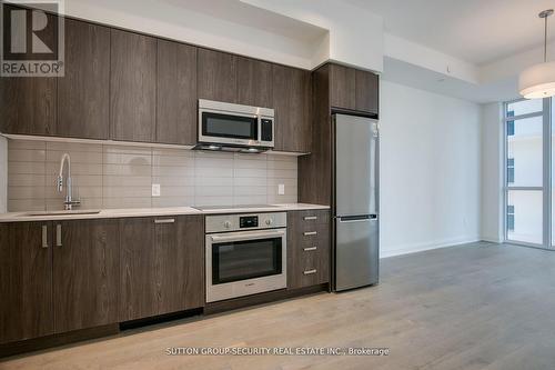 414 - 293 The Kingsway, Toronto, ON - Indoor Photo Showing Kitchen With Stainless Steel Kitchen With Upgraded Kitchen