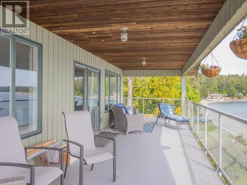 4129 Highway 101, Powell River, BC - Outdoor With Deck Patio Veranda With Exterior