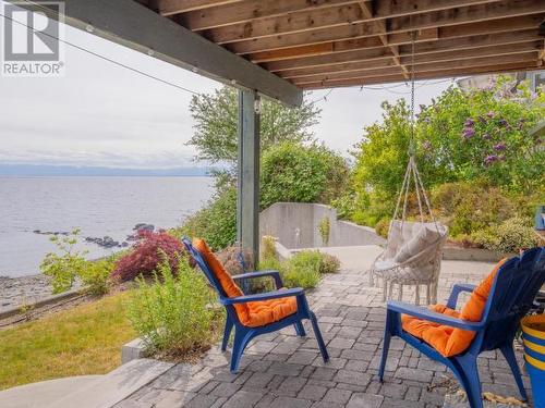 4129 Highway 101, Powell River, BC - Outdoor With Body Of Water With Deck Patio Veranda With Exterior