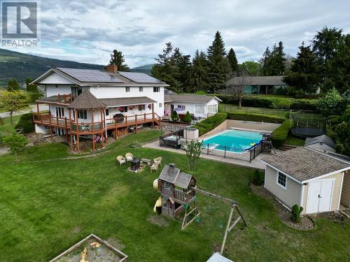 143 Stepping Stones Crescent, Vernon, BC - Outdoor With In Ground Pool With Deck Patio Veranda With Backyard