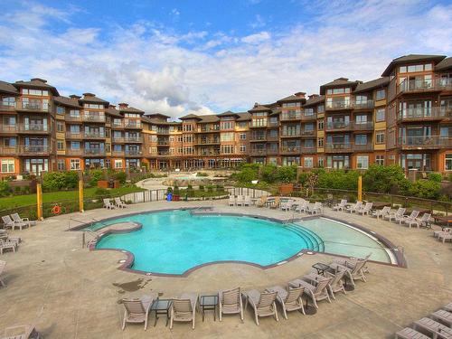 243-4205 Gellatly Road, West Kelowna, BC - Outdoor With In Ground Pool With Balcony