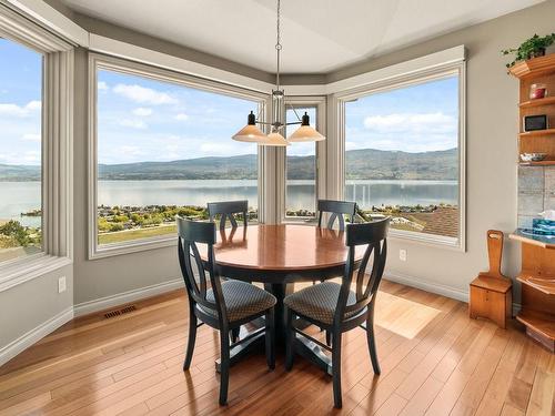 3569 Gala View Drive, West Kelowna, BC - Indoor Photo Showing Dining Room With Body Of Water
