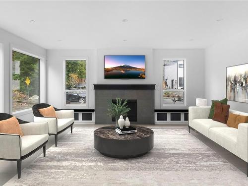 915 Greystone Pl, Langford, BC - Indoor Photo Showing Living Room With Fireplace