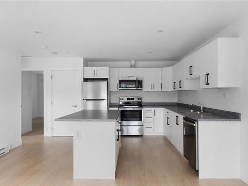 915 Greystone Pl, Langford, BC - Indoor Photo Showing Kitchen With Stainless Steel Kitchen With Double Sink