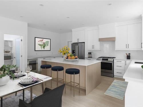 915 Greystone Pl, Langford, BC - Indoor Photo Showing Kitchen With Stainless Steel Kitchen With Upgraded Kitchen