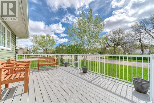 215 Wetmore Street, Rouleau, SK - Outdoor With Deck Patio Veranda With Exterior