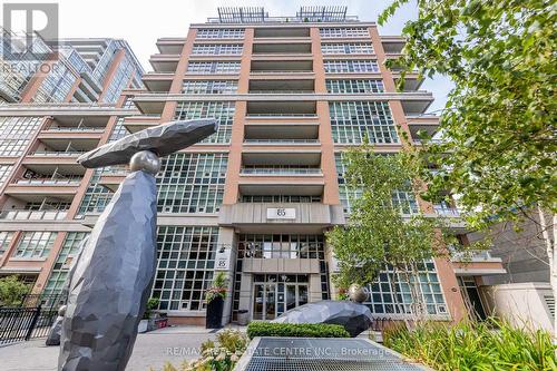 505 - 85 East Liberty Street, Toronto (Niagara), ON - Outdoor With Balcony With Facade