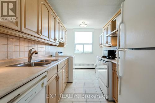 1004 - 175 Hilda Avenue, Toronto (Newtonbrook West), ON - Indoor Photo Showing Kitchen With Double Sink